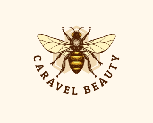 Honey Bee Apiary logo design