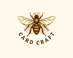 Honey Bee Apiary logo design