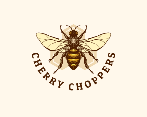 Honey Bee Apiary logo design