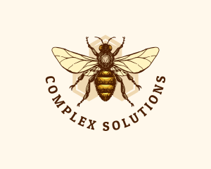 Honey Bee Apiary logo design