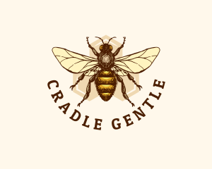 Honey Bee Apiary logo design