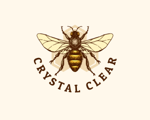 Honey Bee Apiary logo design