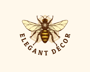 Honey Bee Apiary logo design