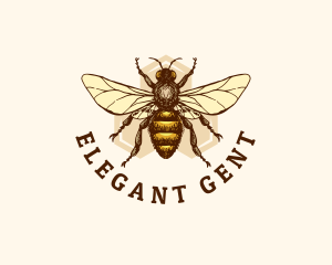 Honey Bee Apiary logo design