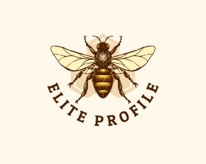 Honey Bee Apiary logo design