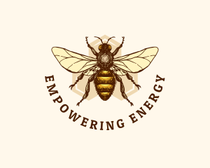 Honey Bee Apiary logo design