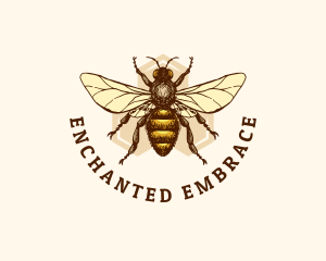 Honey Bee Apiary logo design