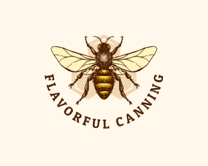 Honey Bee Apiary logo design