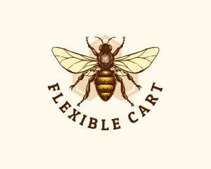 Honey Bee Apiary logo design