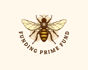 Honey Bee Apiary logo design