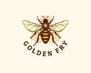 Honey Bee Apiary logo design