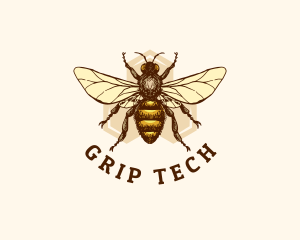 Honey Bee Apiary logo design