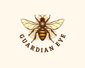 Honey Bee Apiary logo design