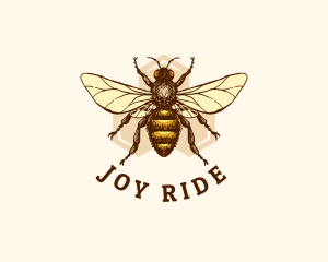 Honey Bee Apiary logo design