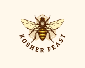 Honey Bee Apiary logo design