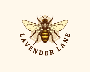 Honey Bee Apiary logo design