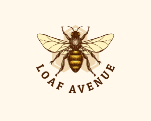 Honey Bee Apiary logo design