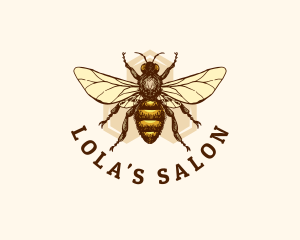 Honey Bee Apiary logo design