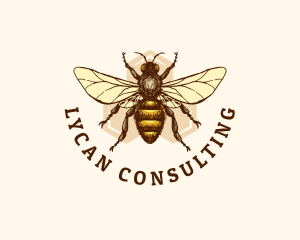 Honey Bee Apiary logo design