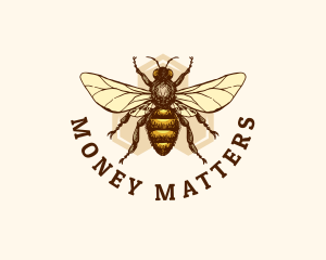 Honey Bee Apiary logo design