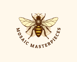 Honey Bee Apiary logo design