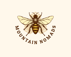 Honey Bee Apiary logo design