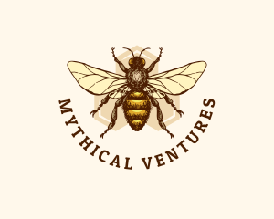 Honey Bee Apiary logo design