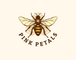 Honey Bee Apiary logo design