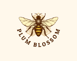 Honey Bee Apiary logo design