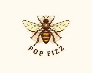 Honey Bee Apiary logo design