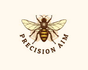 Honey Bee Apiary logo design