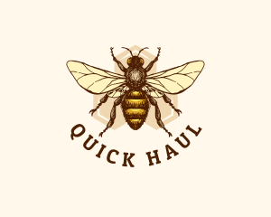 Honey Bee Apiary logo design