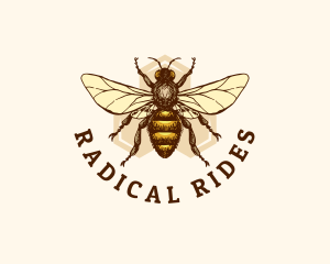 Honey Bee Apiary logo design