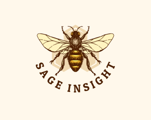 Honey Bee Apiary logo design