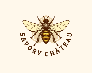 Honey Bee Apiary logo design