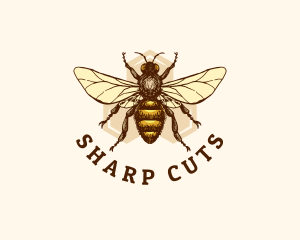 Honey Bee Apiary logo design