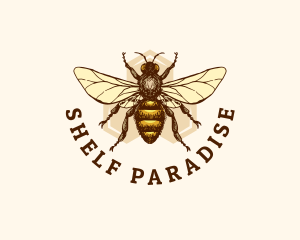 Honey Bee Apiary logo design