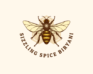 Honey Bee Apiary logo design