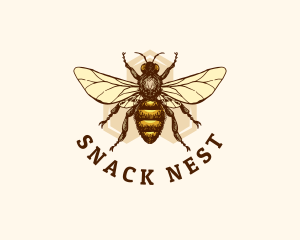 Honey Bee Apiary logo design