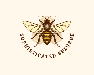 Honey Bee Apiary logo design