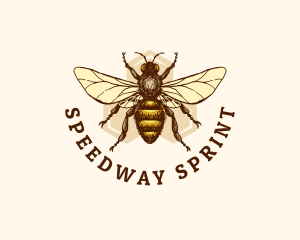 Honey Bee Apiary logo design