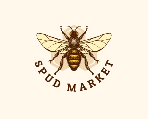 Honey Bee Apiary logo design