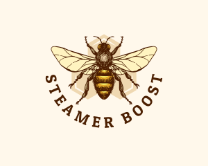 Honey Bee Apiary logo design