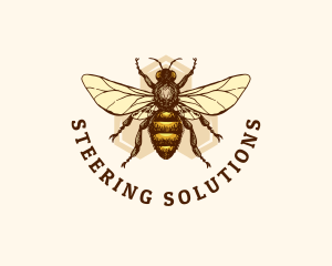 Honey Bee Apiary logo design