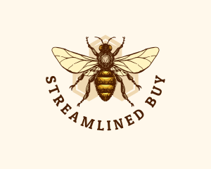 Honey Bee Apiary logo design