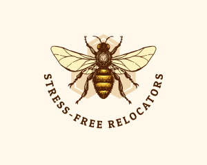 Honey Bee Apiary logo design