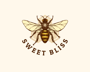 Honey Bee Apiary logo design