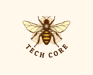 Honey Bee Apiary logo design