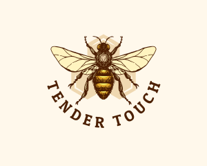 Honey Bee Apiary logo design