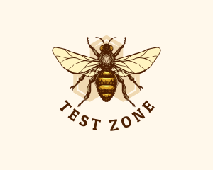 Honey Bee Apiary logo design